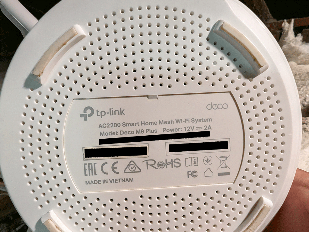Installed AC2200 Mesh WiFi