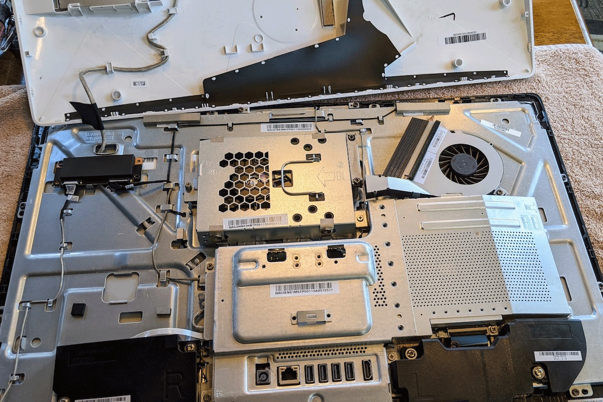 SSD and RAM in HP All-in-One desktop